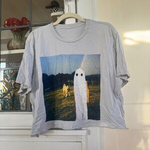 Phoebe Bridgers Stranger in the Alps XL Cropped Album Cover Tee